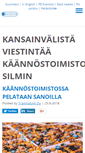 Mobile Screenshot of blogi.translatum.fi